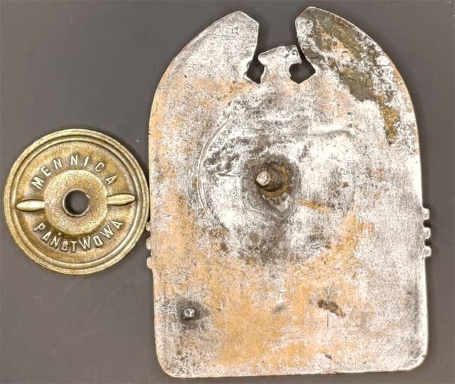 Odznaka ORMO duża rewers