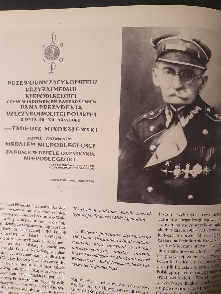 Przykładowe zdjęcie z rozdziału - Medal Niepodległości