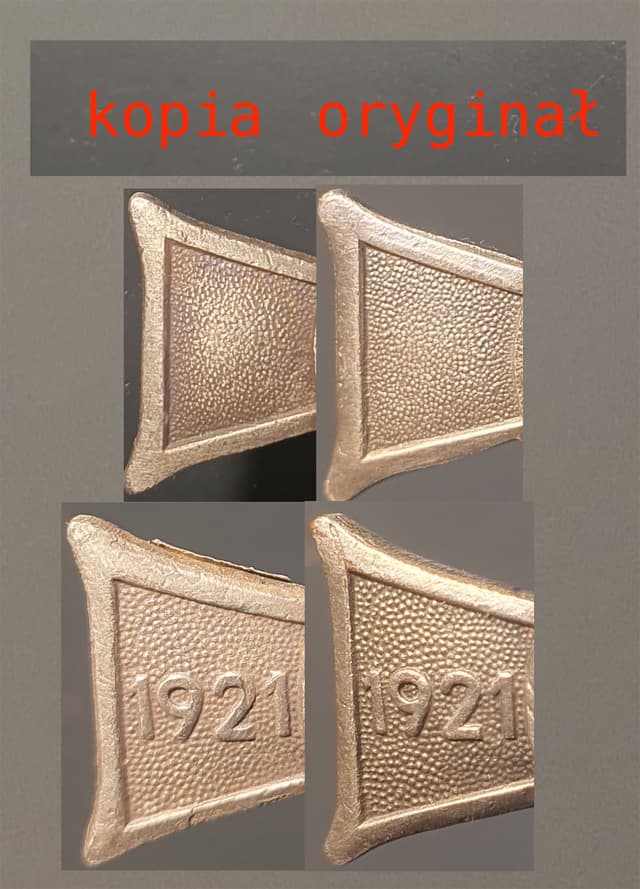 Z lewej strony kopia, z prawej oryginał