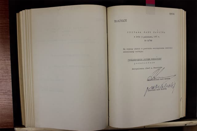 Przykładowa uchwała nadająca odznaczenie